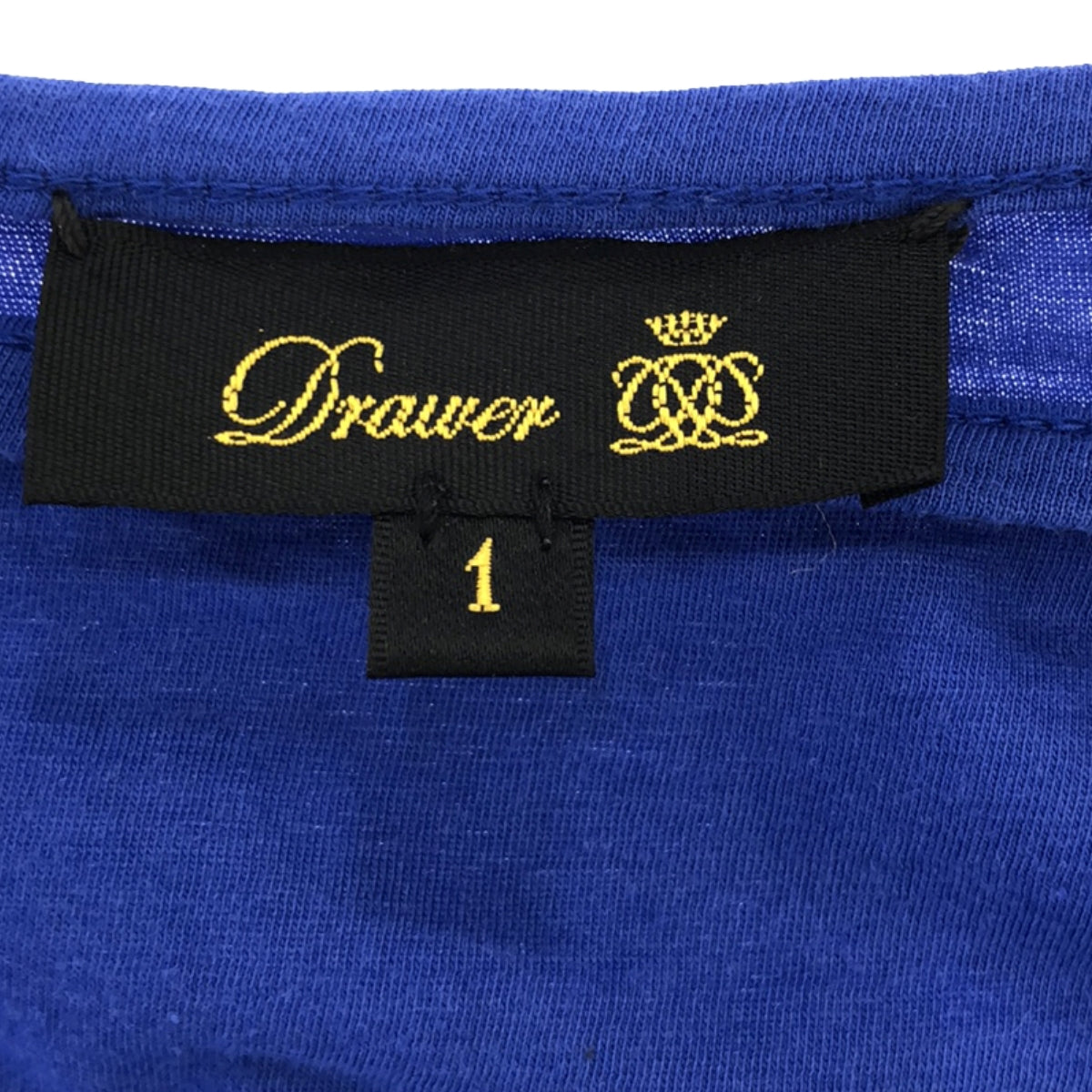 Drawer / ドゥロワー | ボートネック オーバーサイズ フレアシルエット カットソー Tシャツ | 1 | レディース