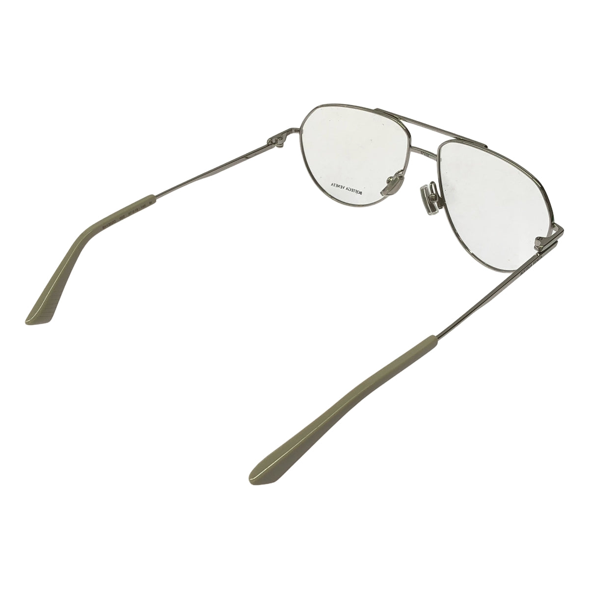 【미품】 BOTTEGA VENETA / 보테가 베네타 | 2025SS | BV1302O 002 TEARDROP FLAME 더블 브리지 메탈 프레임 선글라스 | 57□15-145 | 실버 / 클리어