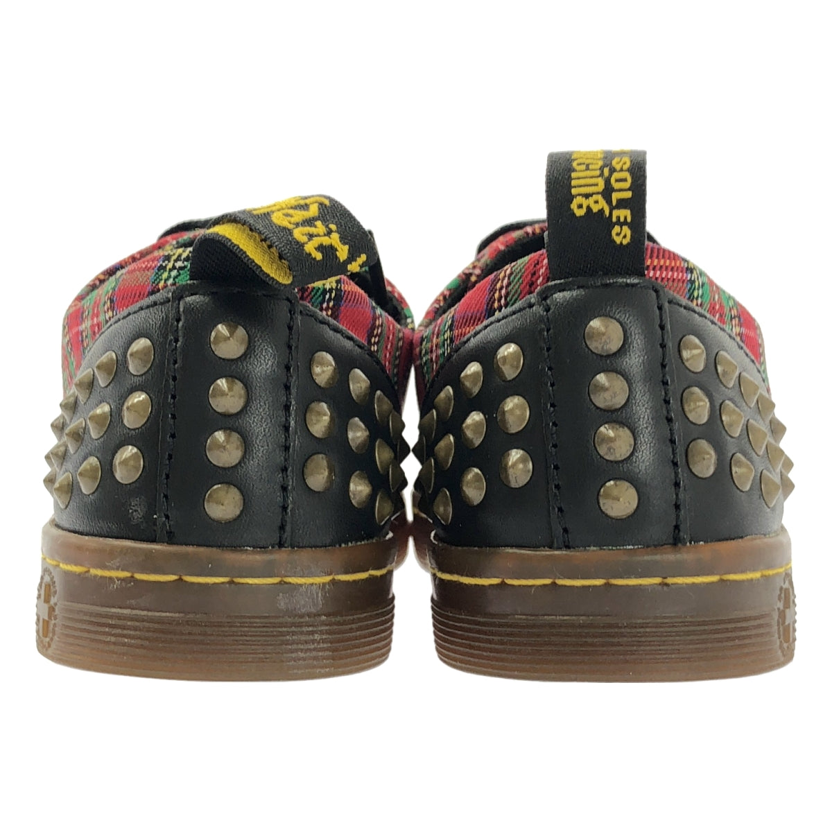 Dr.Martens / ドクターマーチン | タータンチェック スタッズ レースアップ シューズ | UK3 | レディース