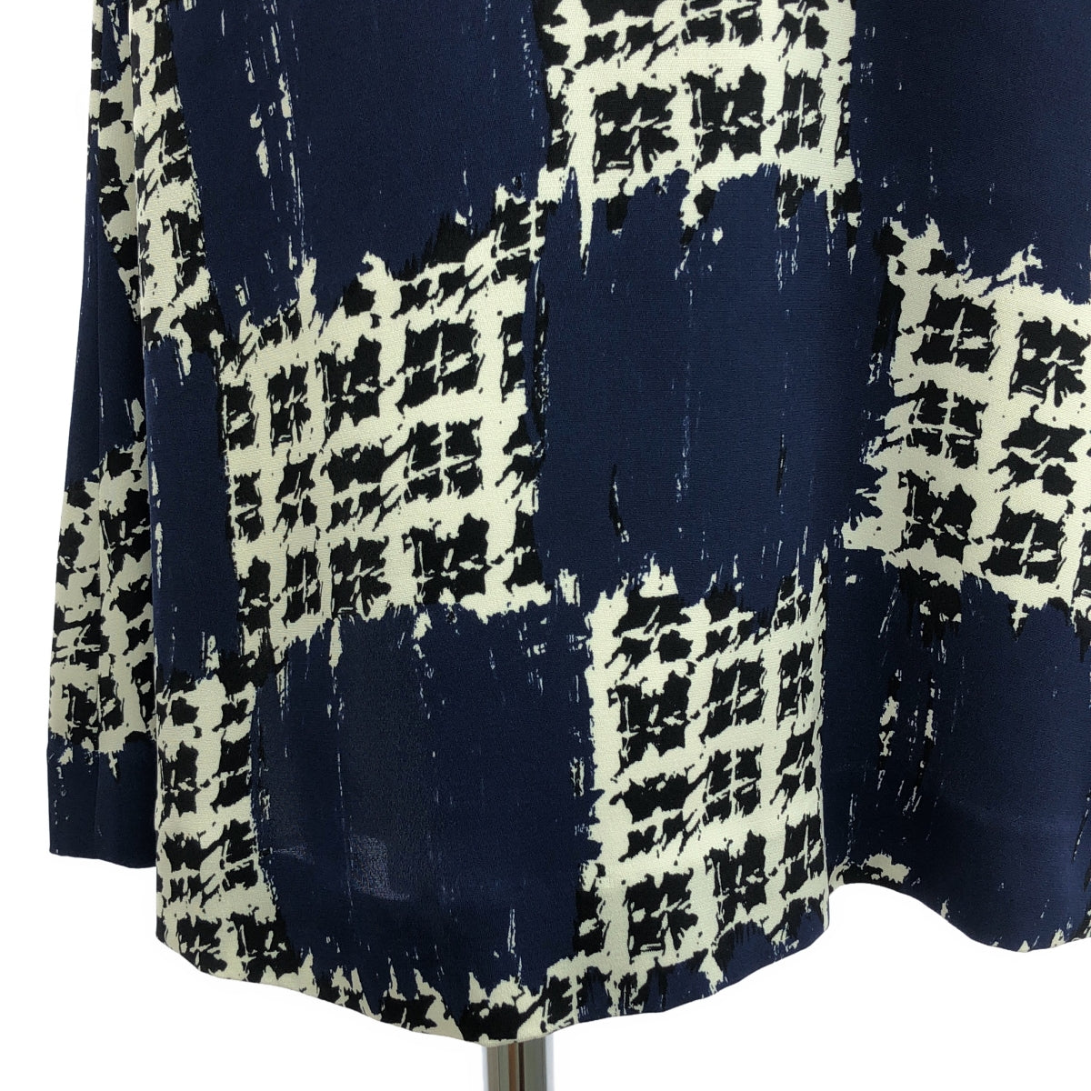 BALENCIAGA / Balenciaga | 100% silk / Silk all-over print back zip dress one-piece | 36 | Women's