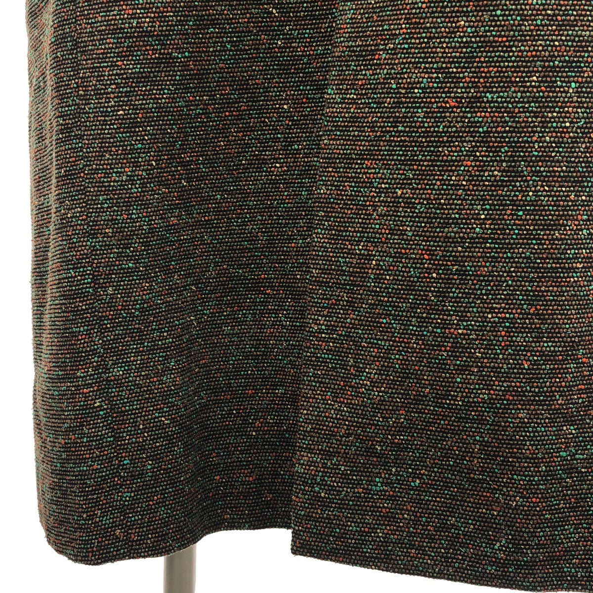 [狀況良好] IM MEN | 2022秋冬 | ISSEY MIYAKE MELANGE TWEED 絲棉羊毛混色粗呢高領外套 | 3 |布朗 |男士