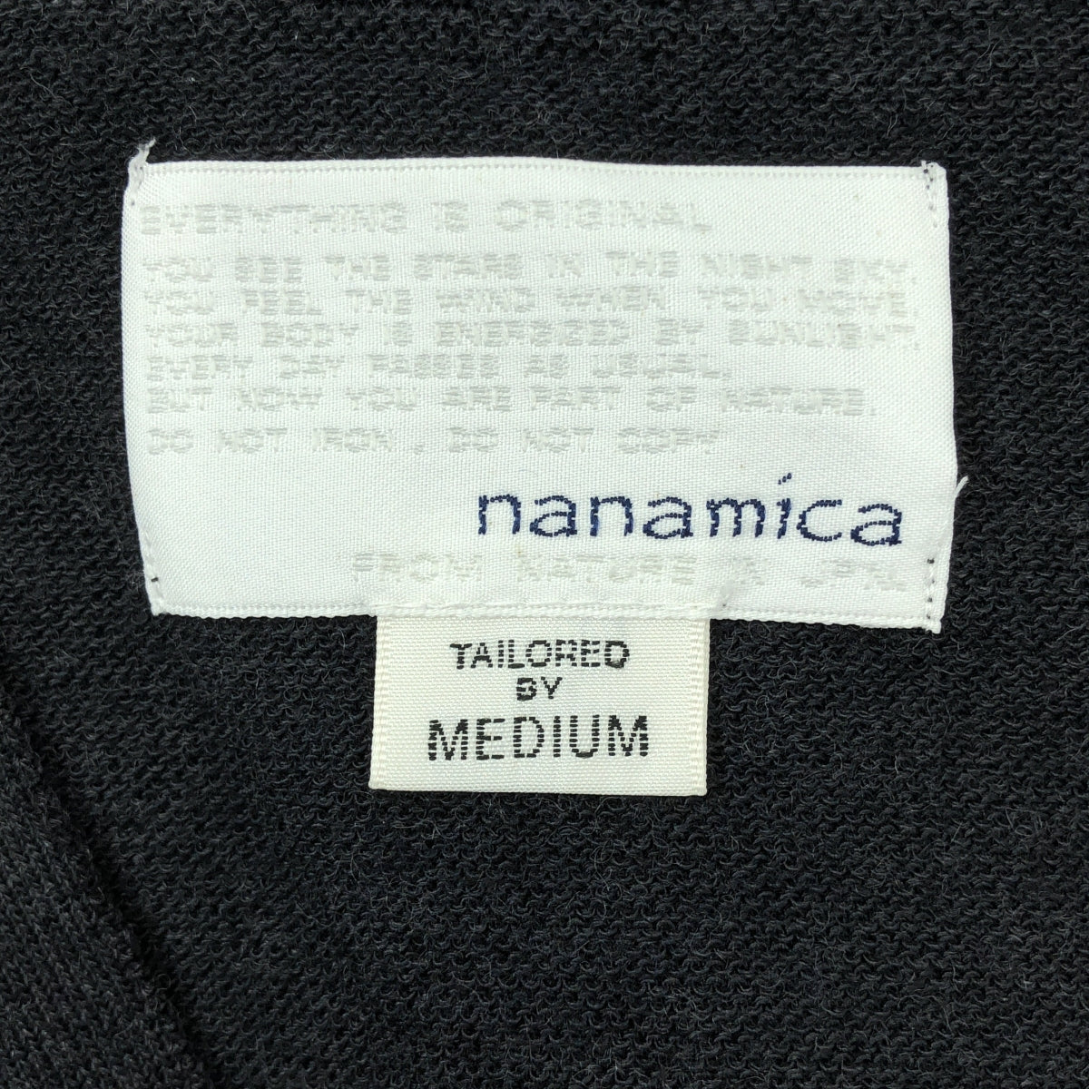 nanamica / ナナミカ | hybrid cardigan / 異素材 切替 ハイブリット ニット カーディガン | M | チャコールブラック系 | メンズ