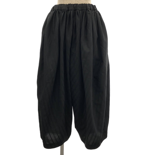 [Good Condition] COMME des GARCONS COMME des GARCONS / Comme des | 2024SS | Striped Balloon Pants | S | Black | Women's