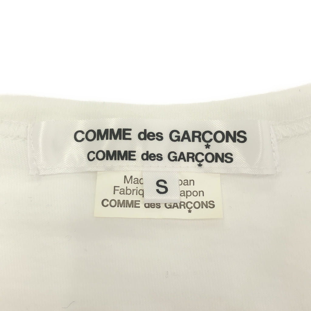 COMME des GARCONS | 2018 秋冬 | 荷葉邊袖圓領 T 卹 | S 碼 | 白色 | 女款
