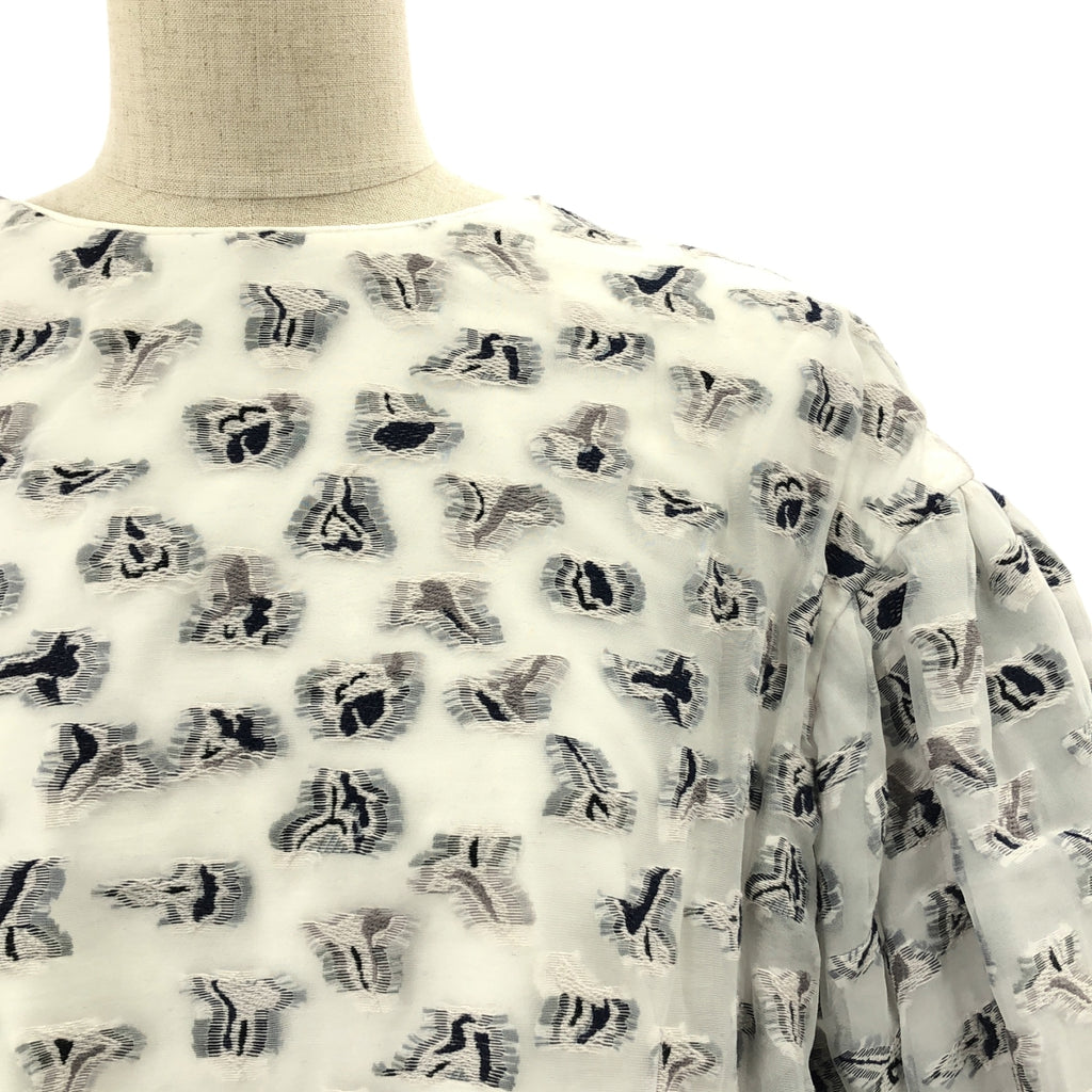 Drawer | PRE2 風琴褶提花襯衫 | F 碼 | 女款