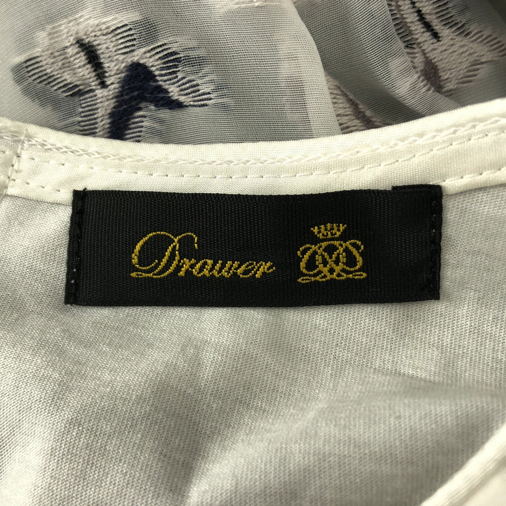 Drawer | PRE2 風琴褶提花襯衫 | F 碼 | 女款