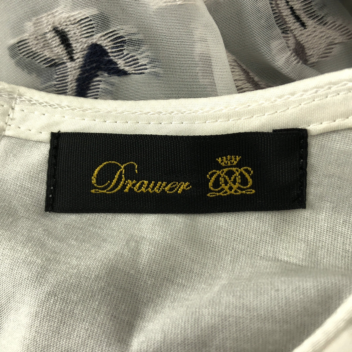 Drawer / ドゥロワー | PRE2 オーガンカットジャカードブラウス シャツ | F | レディース