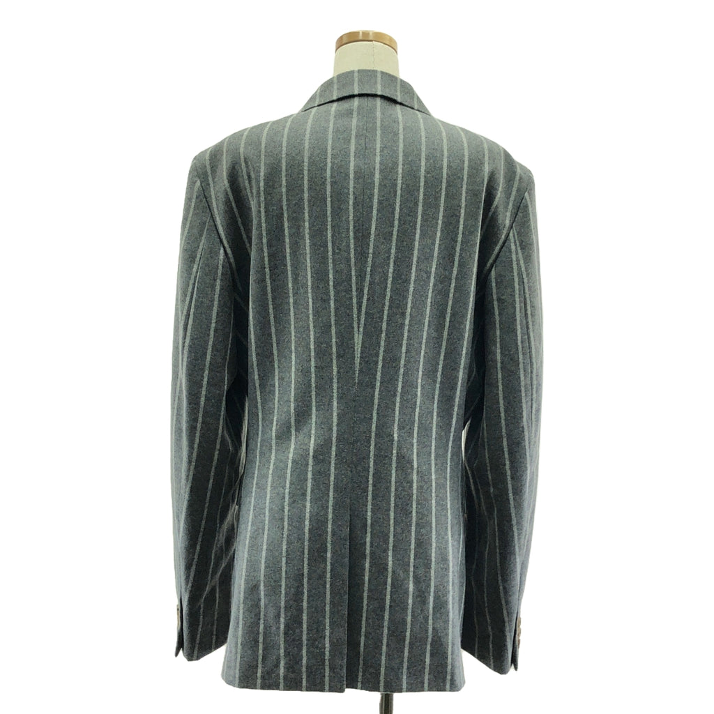 【美品】  COMME des GARCONS HOMME PLUS / コムデギャルソンオムプリュス | 2024AW | ウール テーラード オーバー ジャケット / 総裏地 | L | グレー | メンズ