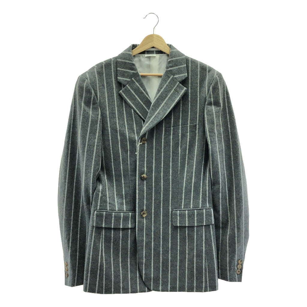 【美品】  COMME des GARCONS HOMME PLUS / コムデギャルソンオムプリュス | 2024AW | ウール テーラード オーバー ジャケット / 総裏地 | L | グレー | メンズ