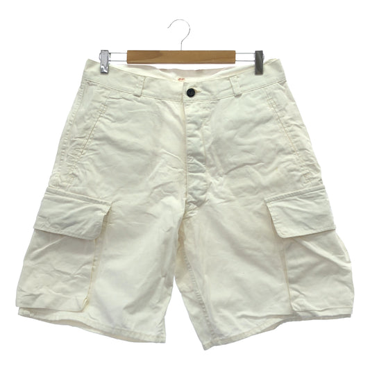 [Good Condition] OUTIL / Uti | Cargo Short Wide Pants | Size 3 | White | Men's