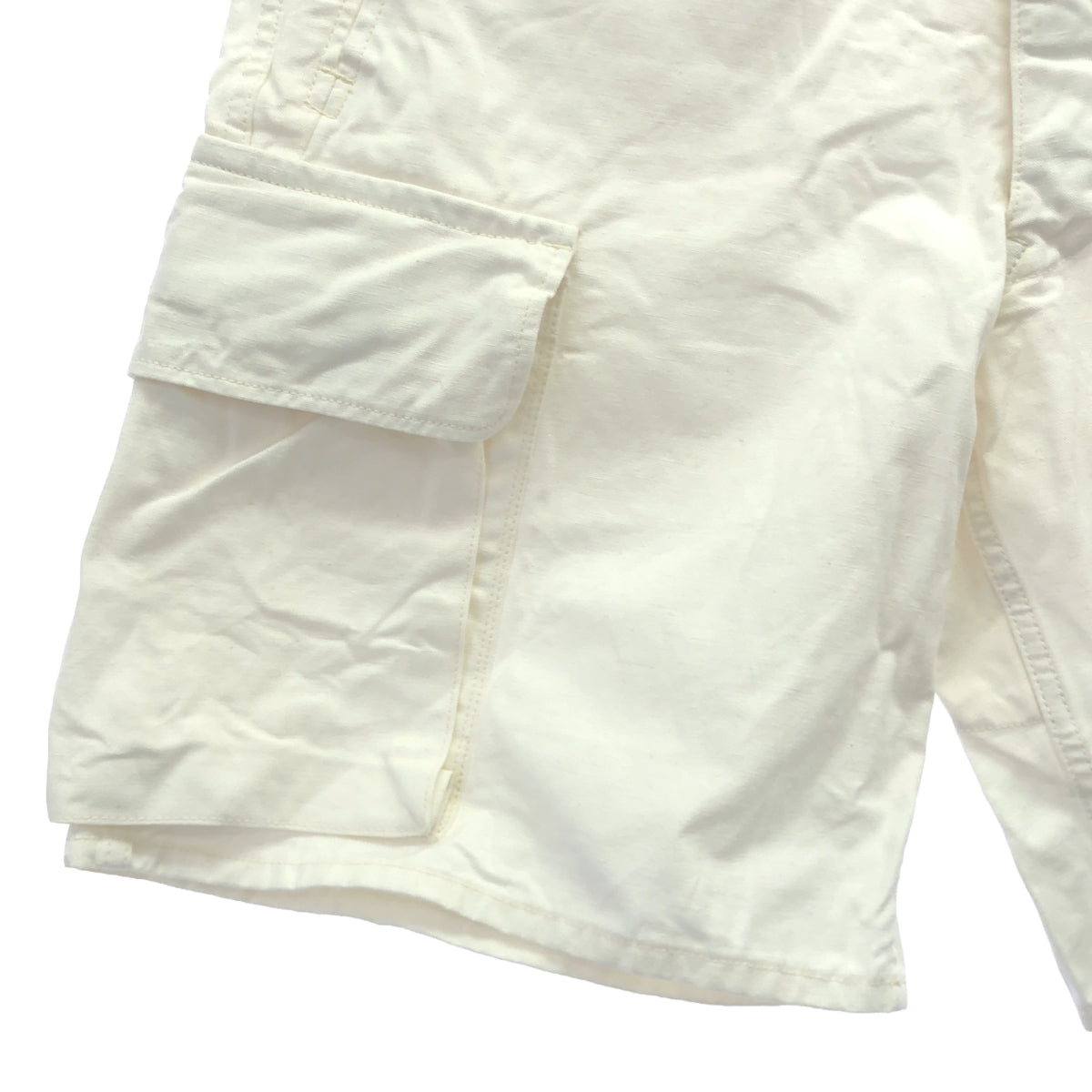 [Good Condition] OUTIL / Uti | Cargo Short Wide Pants | Size 3 | White | Men's