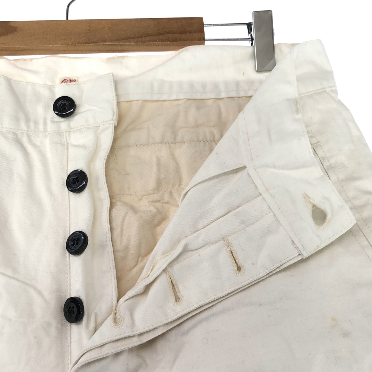 [Good Condition] OUTIL / Uti | Cargo Short Wide Pants | Size 3 | White | Men's