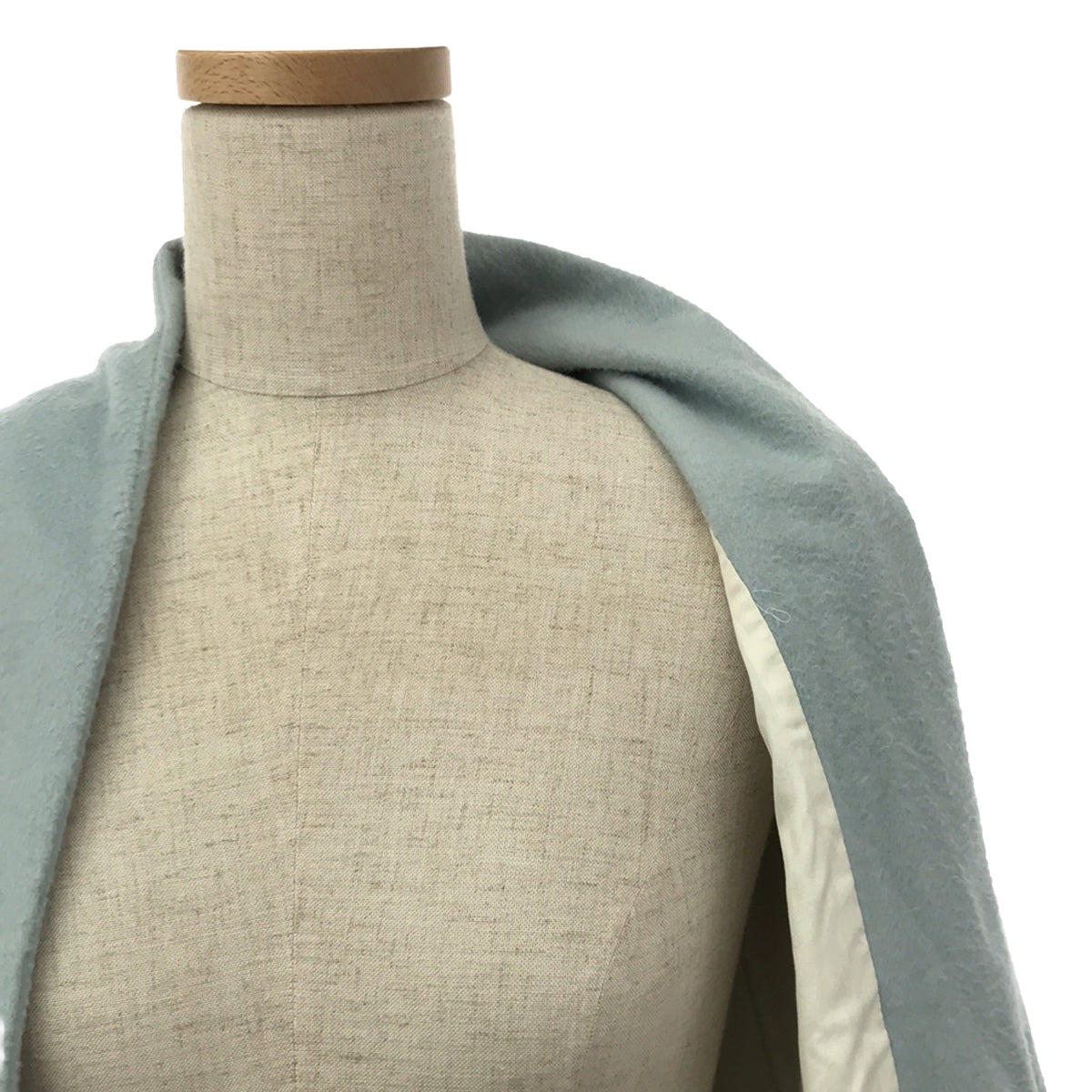 seya. / Seya | COAST CAPE JACKET BEAVER MOLESKIN Beaver moleskin cape jacket | 1 | Blue | Women's