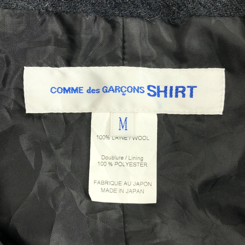 COMME des GARÇONS 襯衫 | 2025秋冬系列 | 格紋夾克，羊毛 | M碼 |