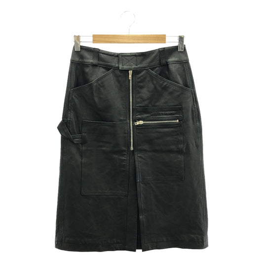 VETEMENTS / ヴェトモン | フロントジップ アシンメトリースカート | S | レディース