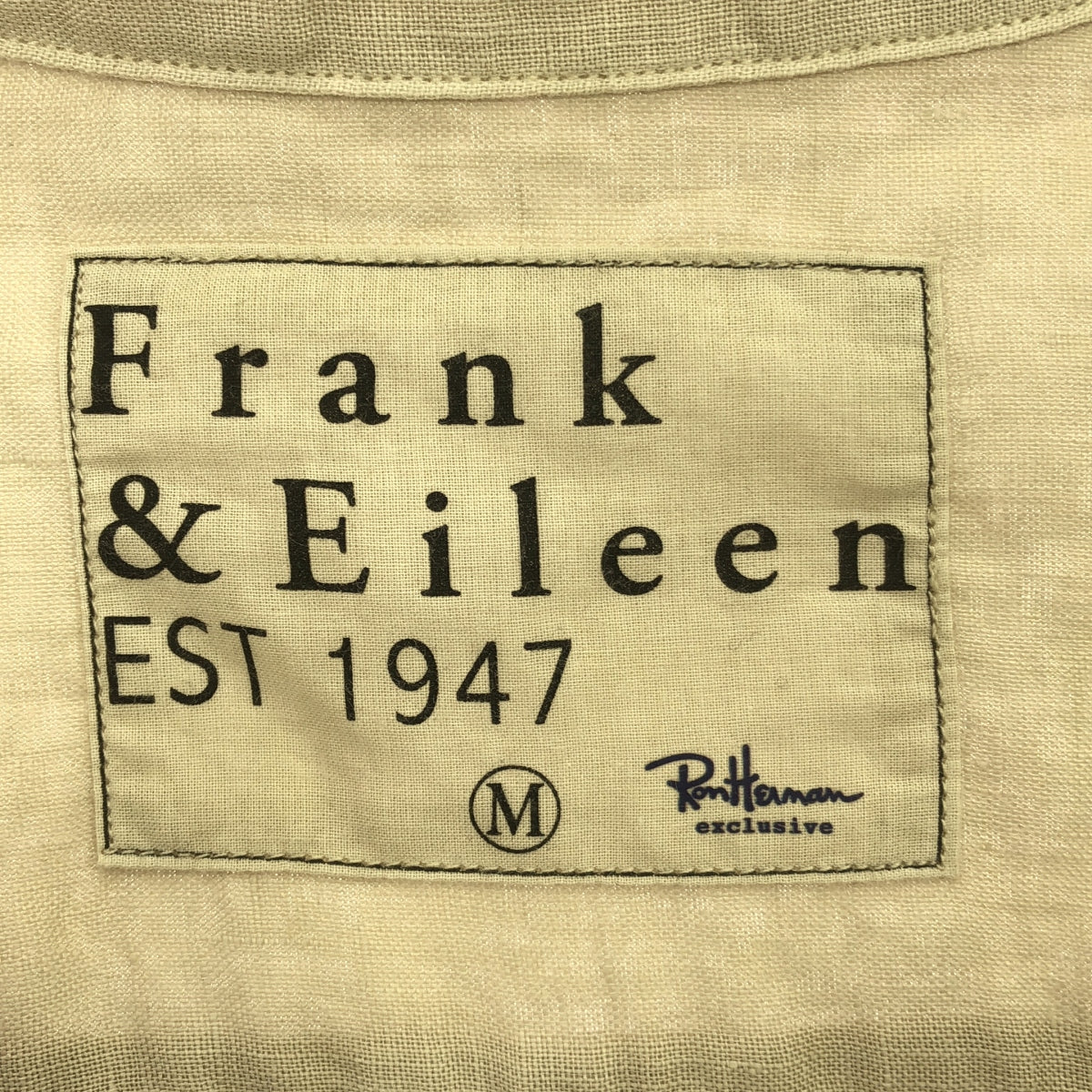 Frank&Eileen / フランクアンドアイリーン | × Ron Herman ロンハーマン別注 LUKE リネンシャツ | M | メンズ