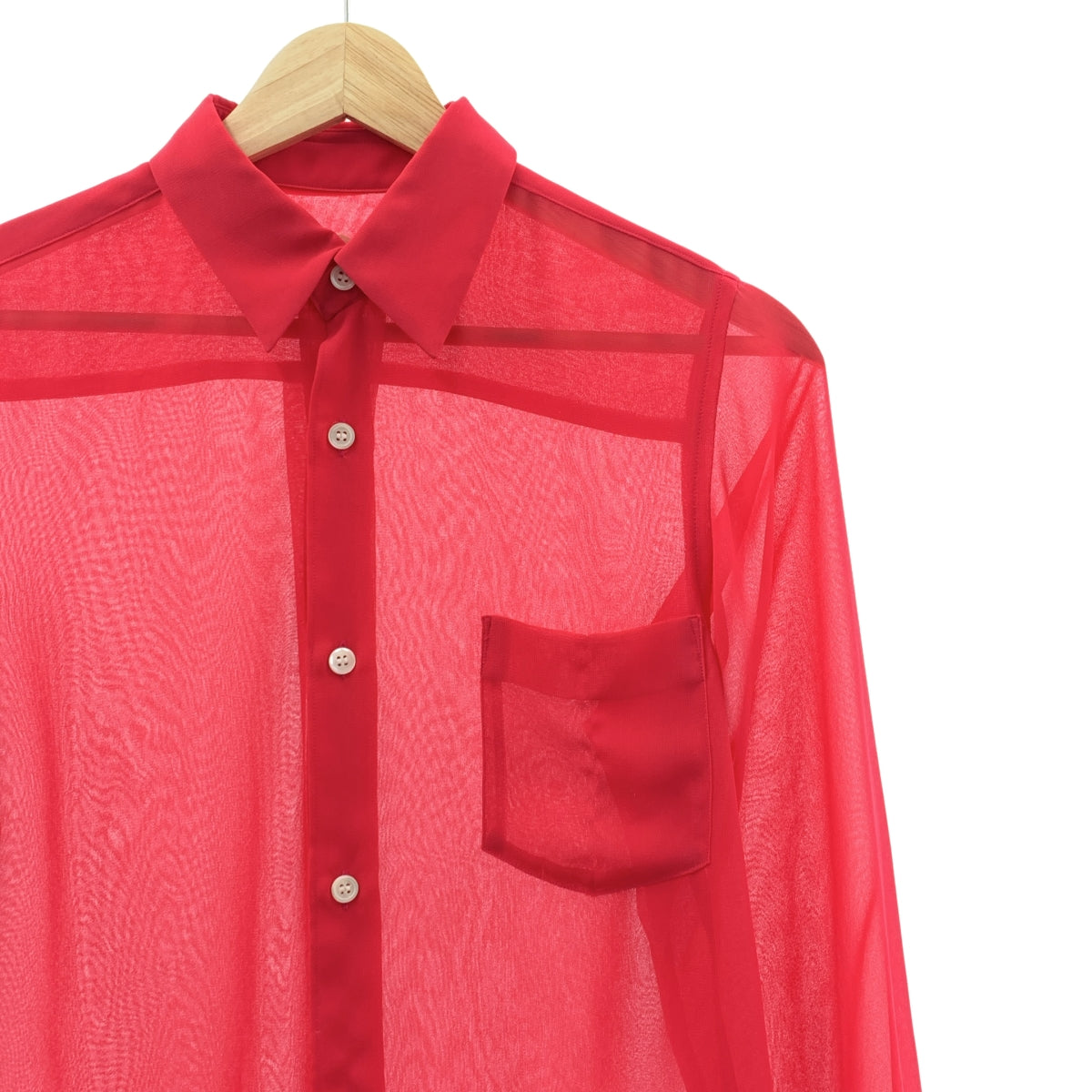 COMME des GARCONS / コムデギャルソン | シアー ロングスリーブ シャツ | SS | レディース