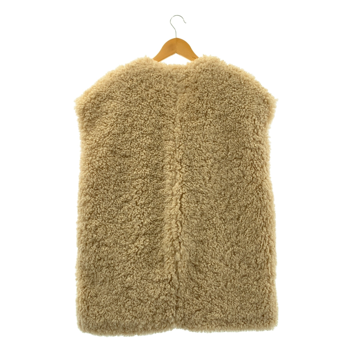 【美品】  AEWEN MATOPH / イウエンマトフ | フェイクファー ベスト | F | ベージュ | レディース