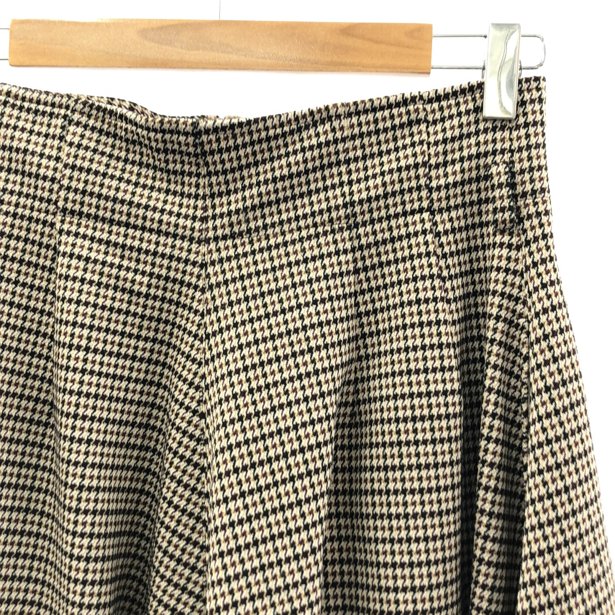 foufou / 푸후 | Checked Skirt Chidori 지조 격자 체크 롱 스커트 | 0 |