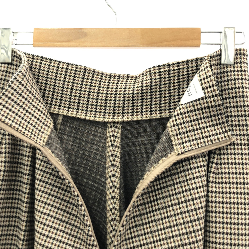 foufou / 푸후 | Checked Skirt Chidori 지조 격자 체크 롱 스커트 | 0 |