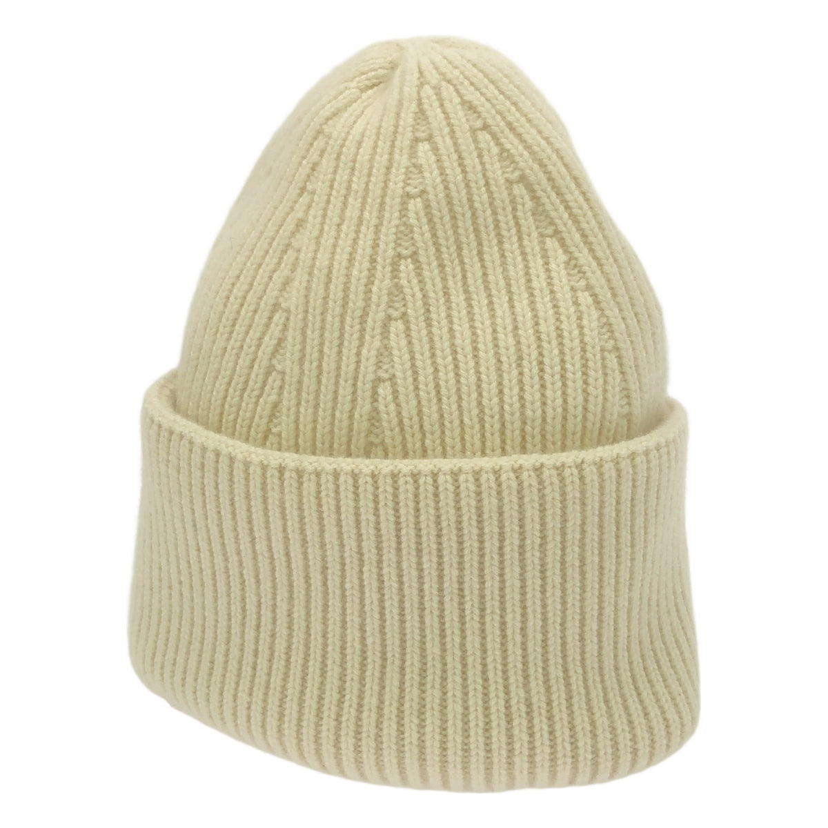 [品相良好] L'Appartement | 2024AW | [LANEUS] BEANIE / 100% 羊絨 / 羊絨針織帽 | F | 白色 | 女款