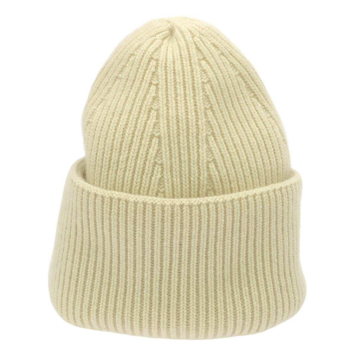 [品相良好] L'Appartement | 2024AW | [LANEUS] BEANIE / 100% 羊絨 / 羊絨針織帽 | F | 白色 | 女款