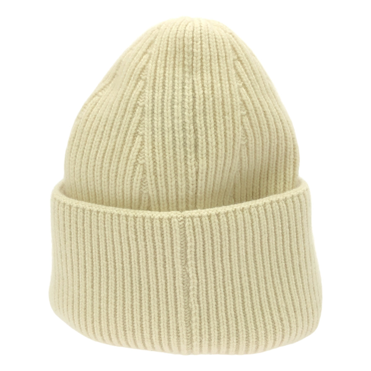 [品相良好] L'Appartement | 2024AW | [LANEUS] BEANIE / 100% 羊絨 / 羊絨針織帽 | F | 白色 | 女款