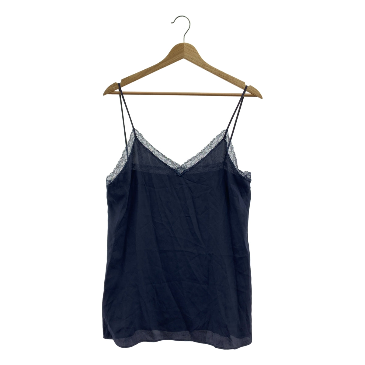 【美品】  GUCCI / グッチ | 657801 / silk 100％ / シルク フリル ラッフル シフォン ボリューム シャツ ブラウス / インナー付き | 42 | ダークネイビー | レディース