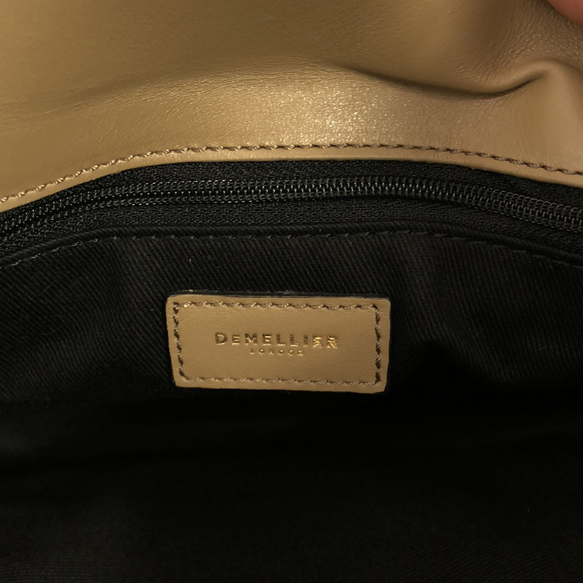 DEMELLIER / デメリエー | ボックスショルダーバッグ | ベージュ | レディース