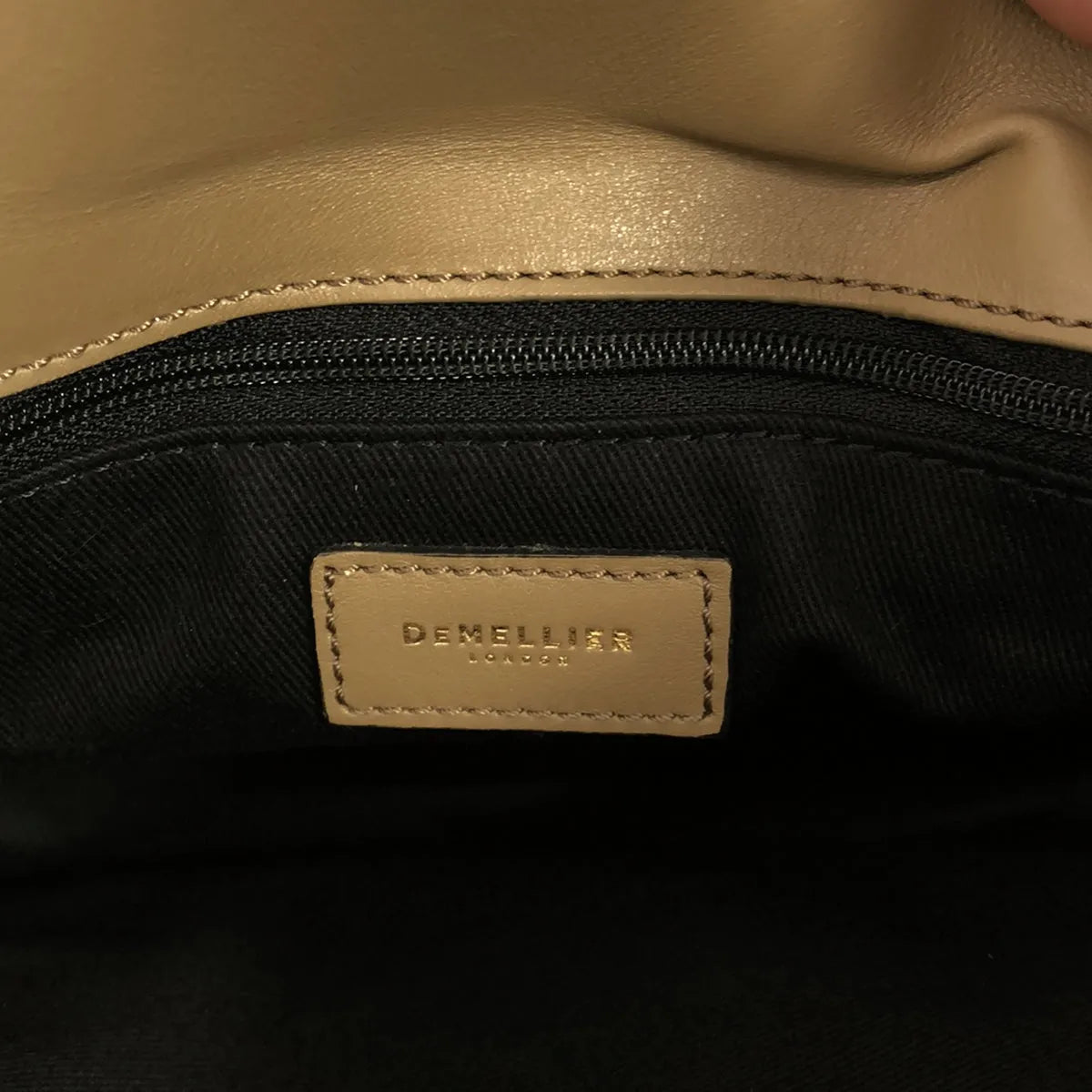 DEMELLIER / デメリエー | ボックスショルダーバッグ | ベージュ | レディース