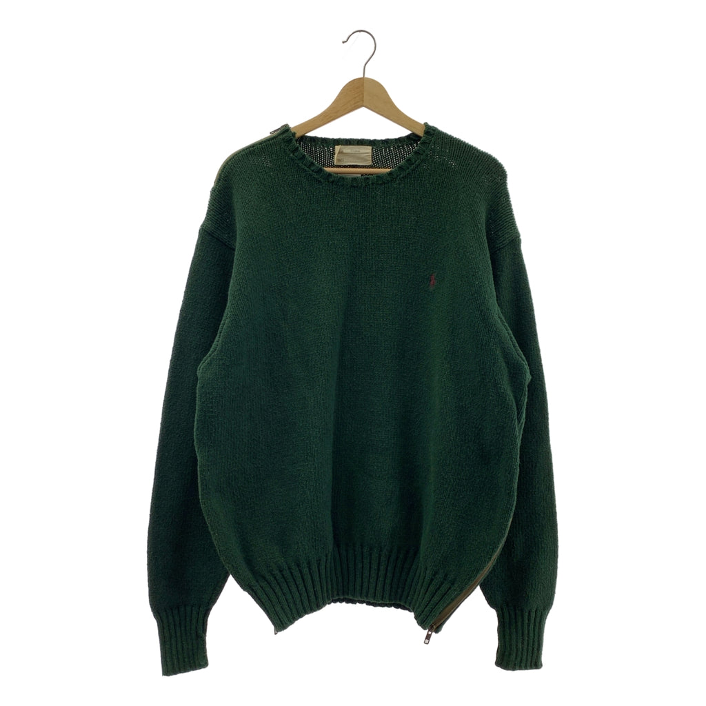 77 circa / 나나나나 서커 | × CITYSHOP / 시티 숍 별주 리메이크 사이드 지퍼 오버 사이즈 크루 넥 니트 |