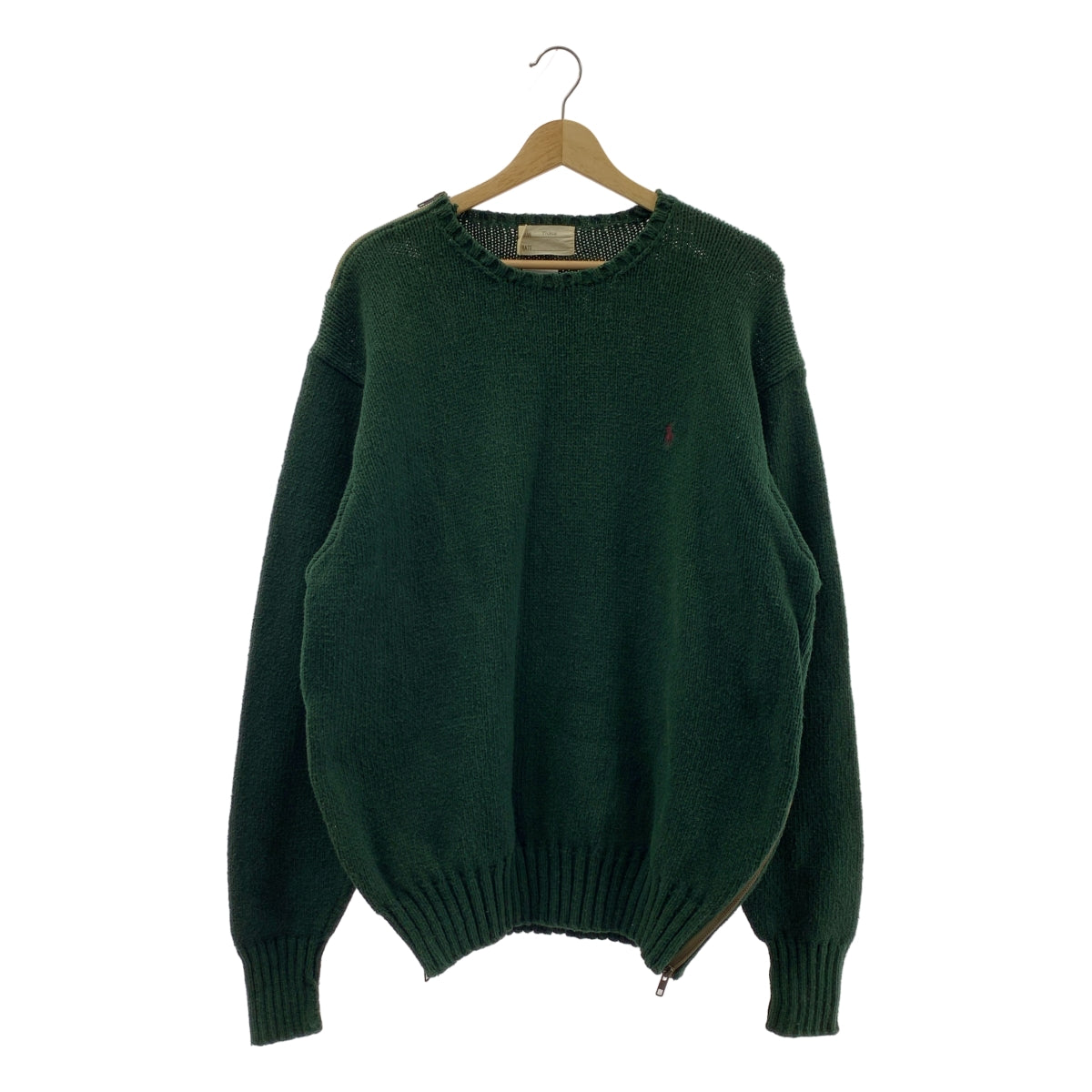 77 circa / 나나나나 서커 | × CITYSHOP / 시티 숍 별주 리메이크 사이드 지퍼 오버 사이즈 크루 넥 니트 |