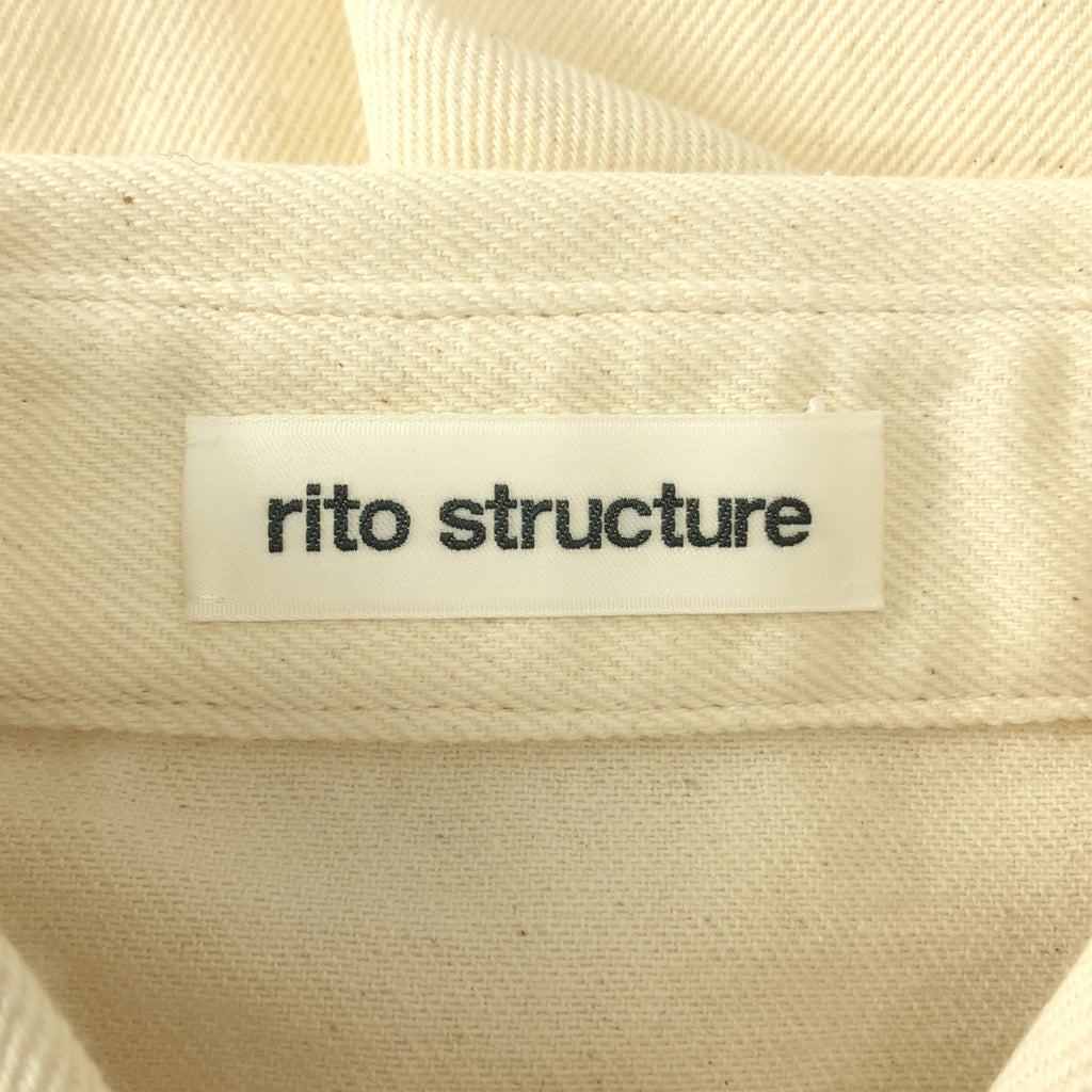 rito structure / リトストラクチャー | リサイクル コットン デニムジャケット | 1 | レディース