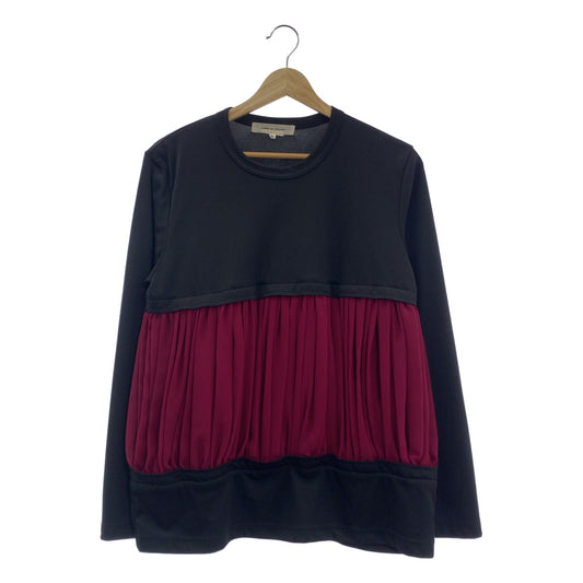 COMME des GARCONS / コムデギャルソン | 2020AW | シフォン ギャザー 切替 カットソー | M | レディース