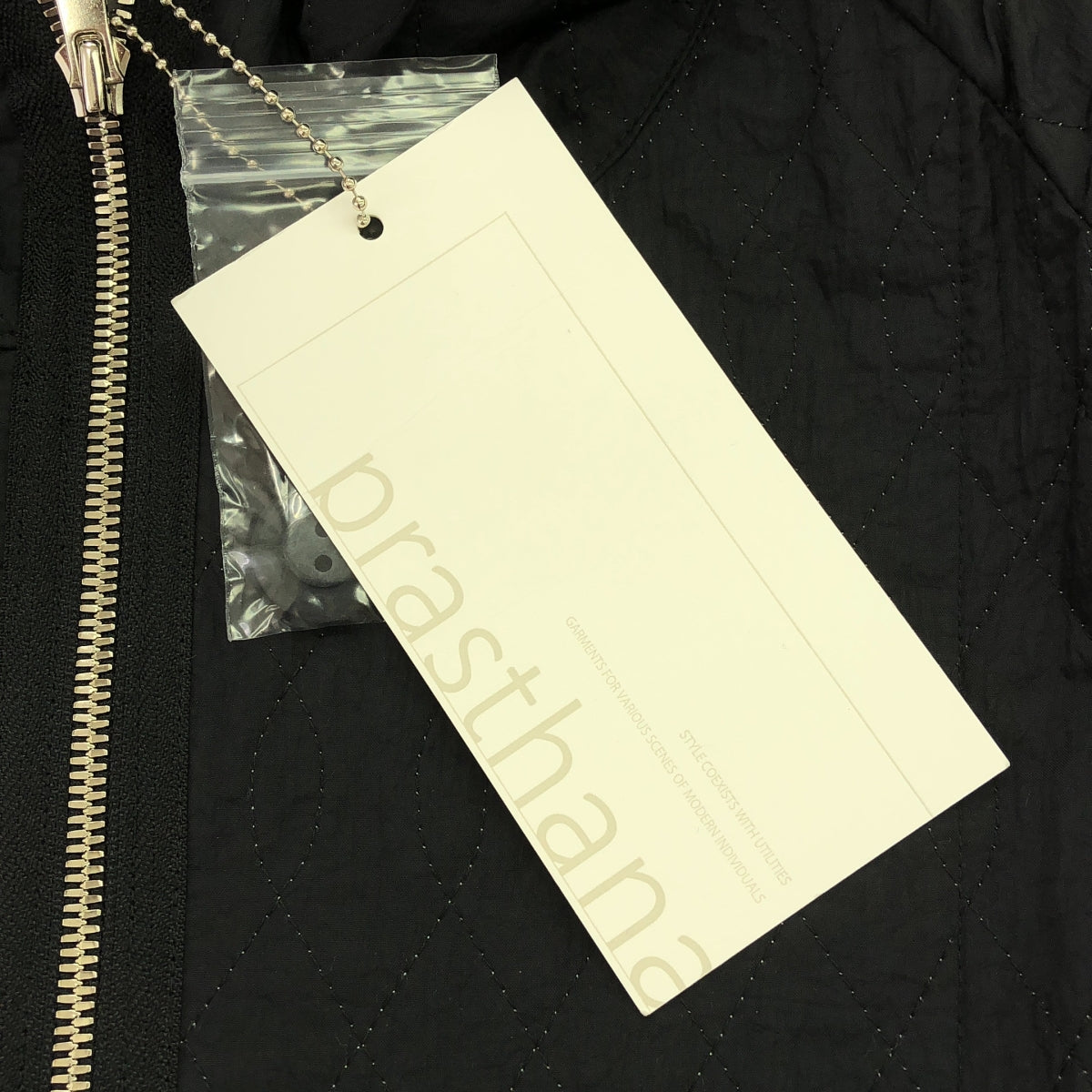 [New] prasthana / Prasthana | quilting field coat | S | Black | Men's