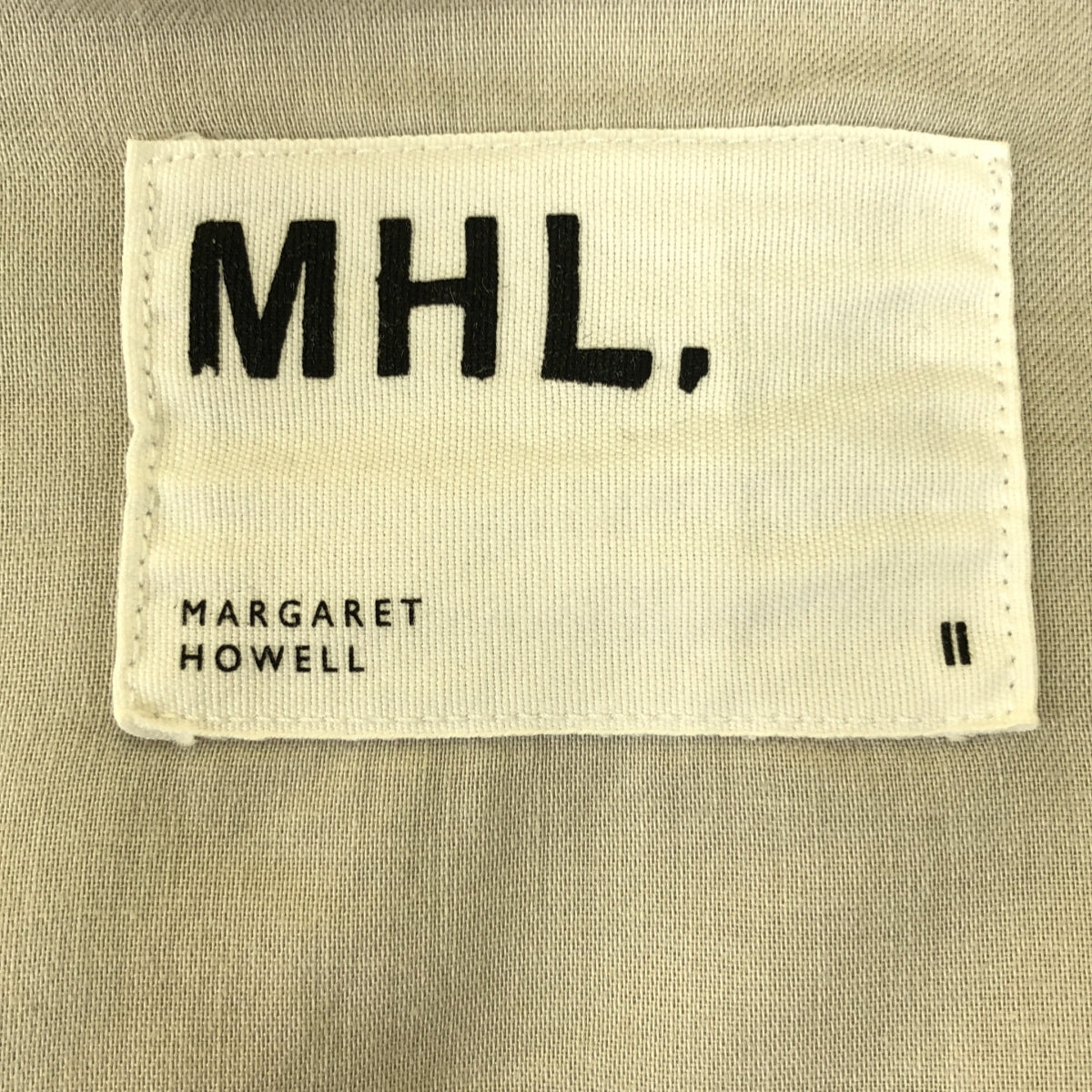 MHL. / MHL Margaret Howell | SOFT DENSE COTTON DRESS | 2 | Beige | Women's