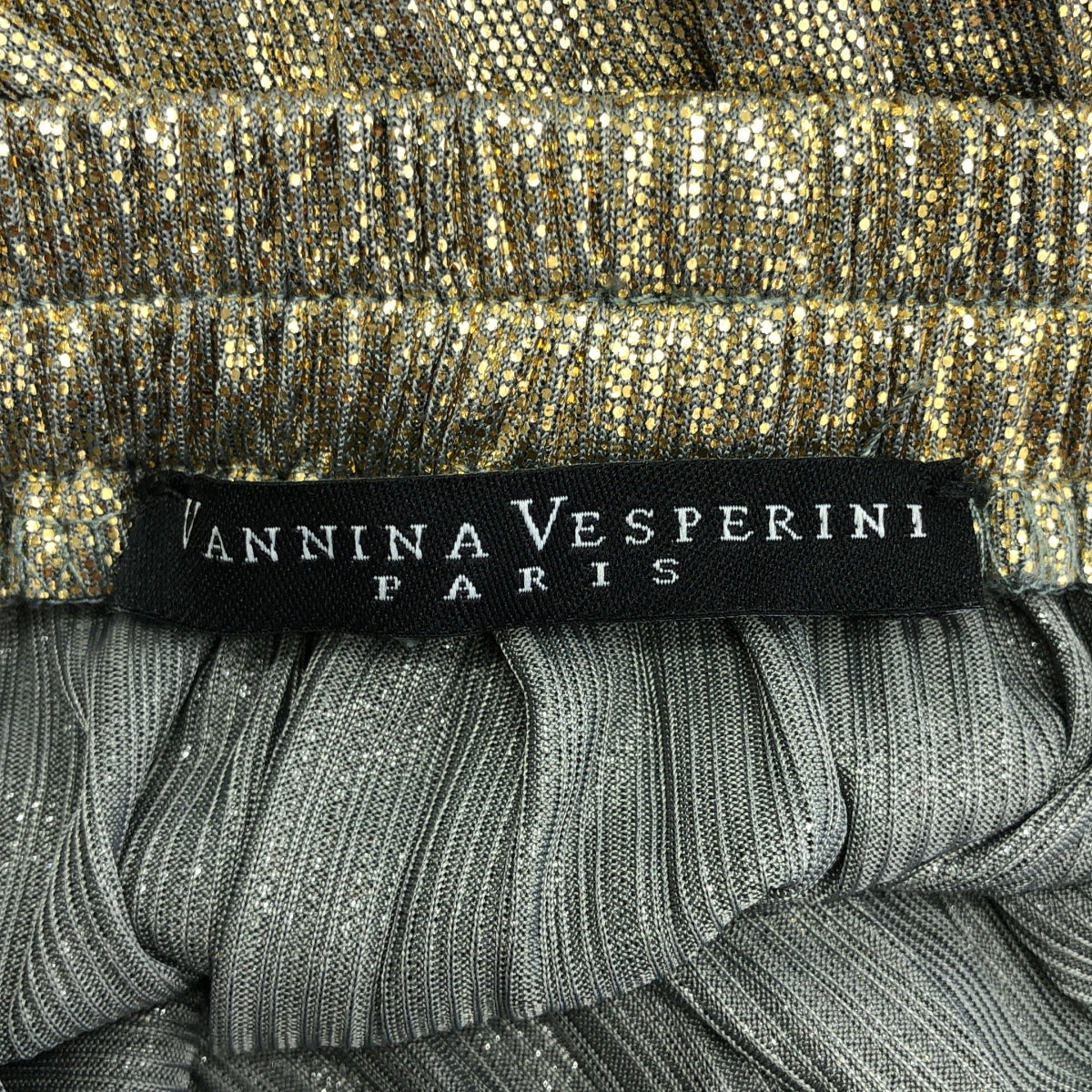 第二類 | 2025 春夏 | VANNINA VESPERINI 褶襉半身裙| SHOPBOP F |黃金|女性的