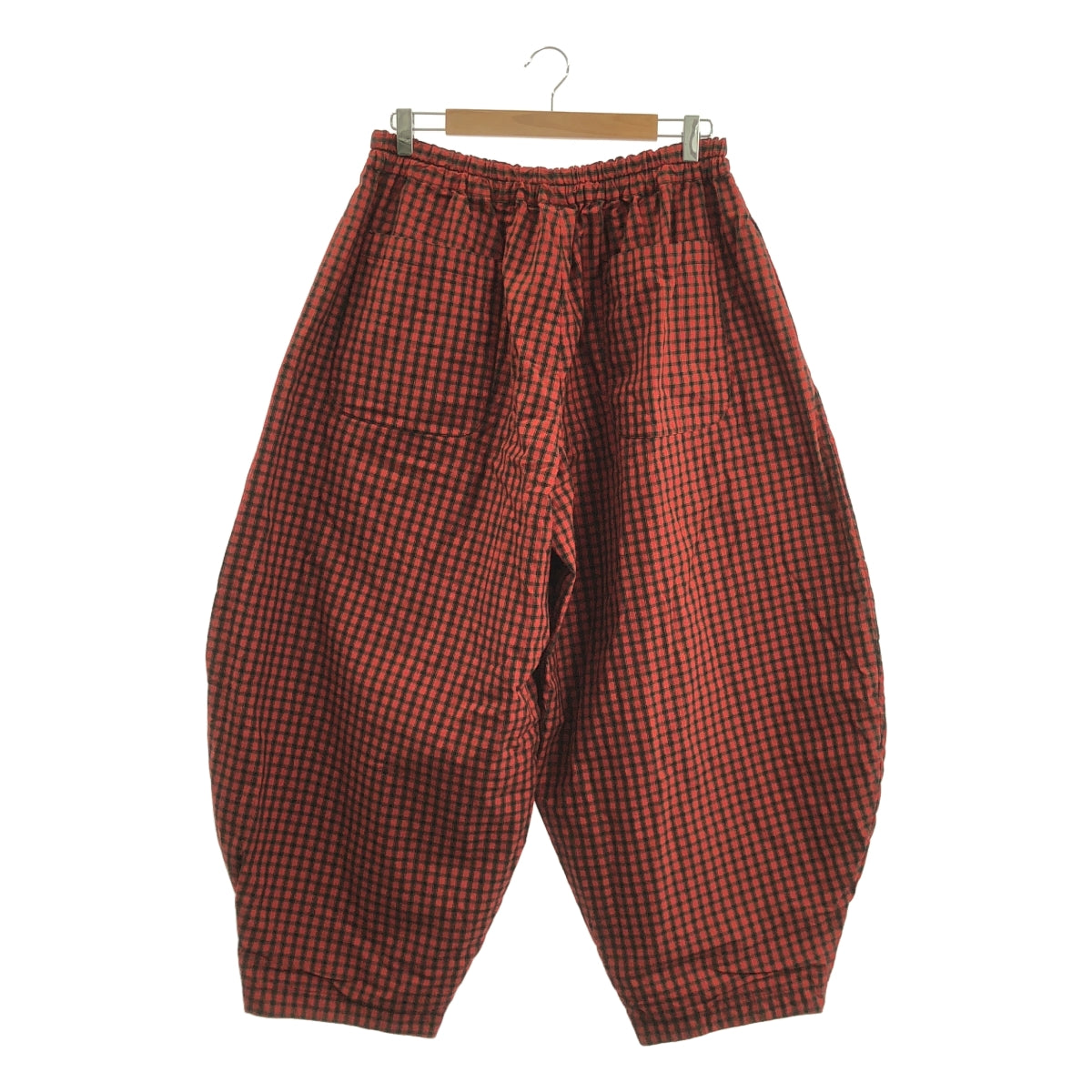 BLACK COMME des GARCONS / 블랙콤 데 갤슨 | 2019SS | 제품 가공 드로스트링 풍선 와이드 이지 팬츠 / 총 안감 | XL | 남성