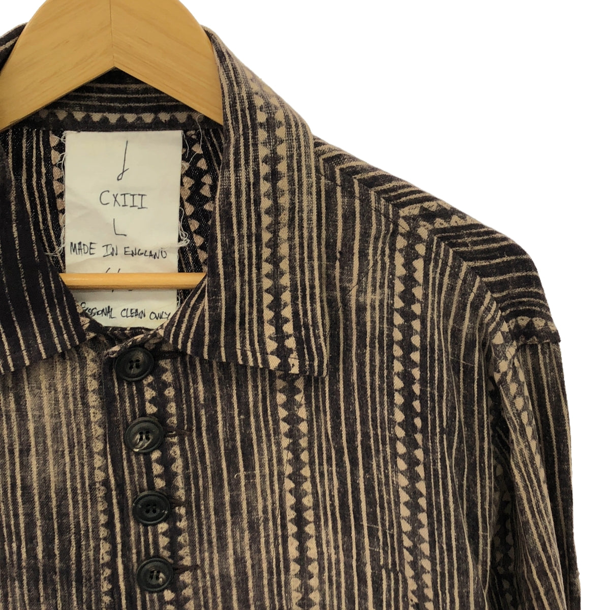 JOHN ALEXANDER SKELTON | 2023SS | CX III S10 Vintage Cotton Shirt | L | Men's