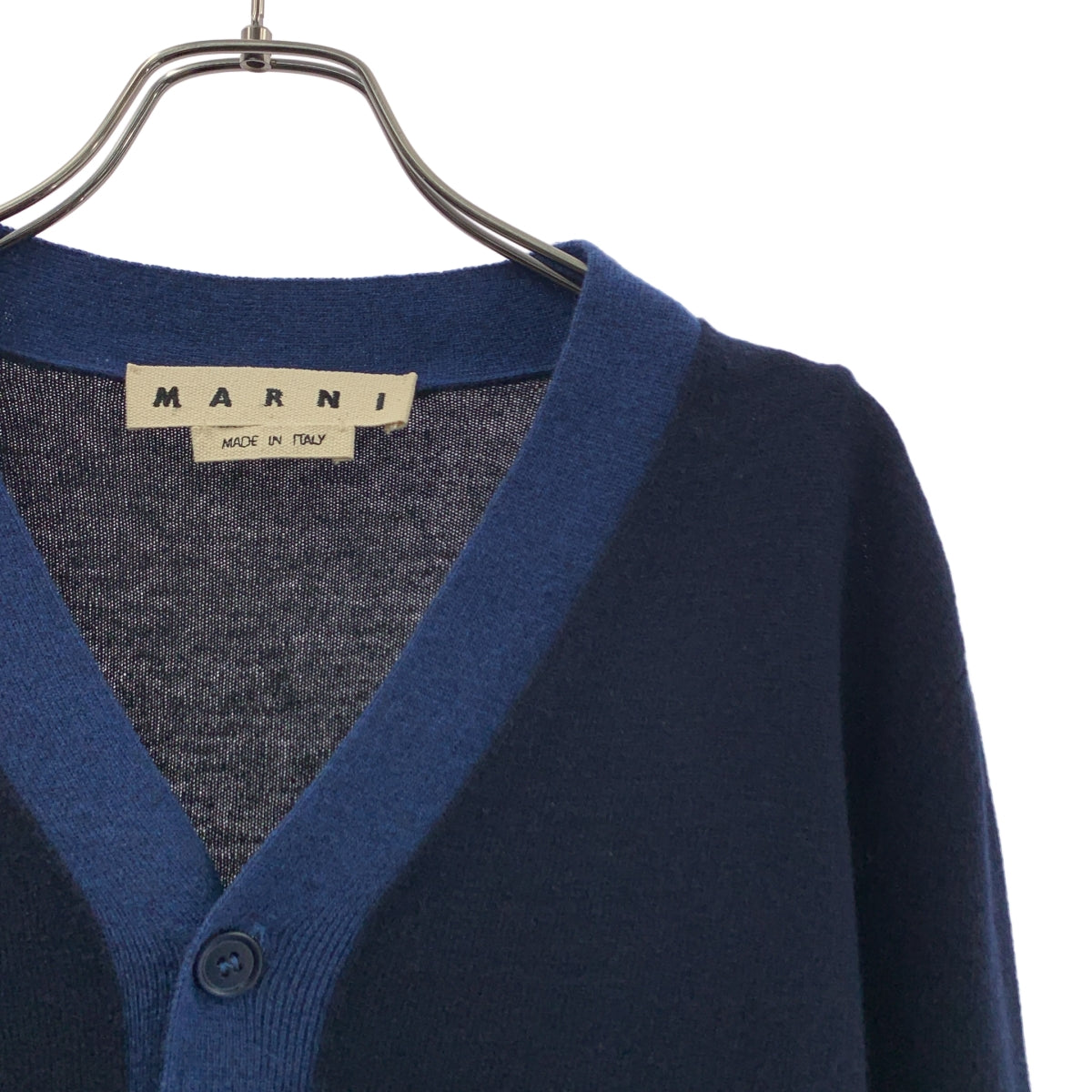 MARNI | 刺繡Logo針織開襟衫 | 尺寸 44 | 男士