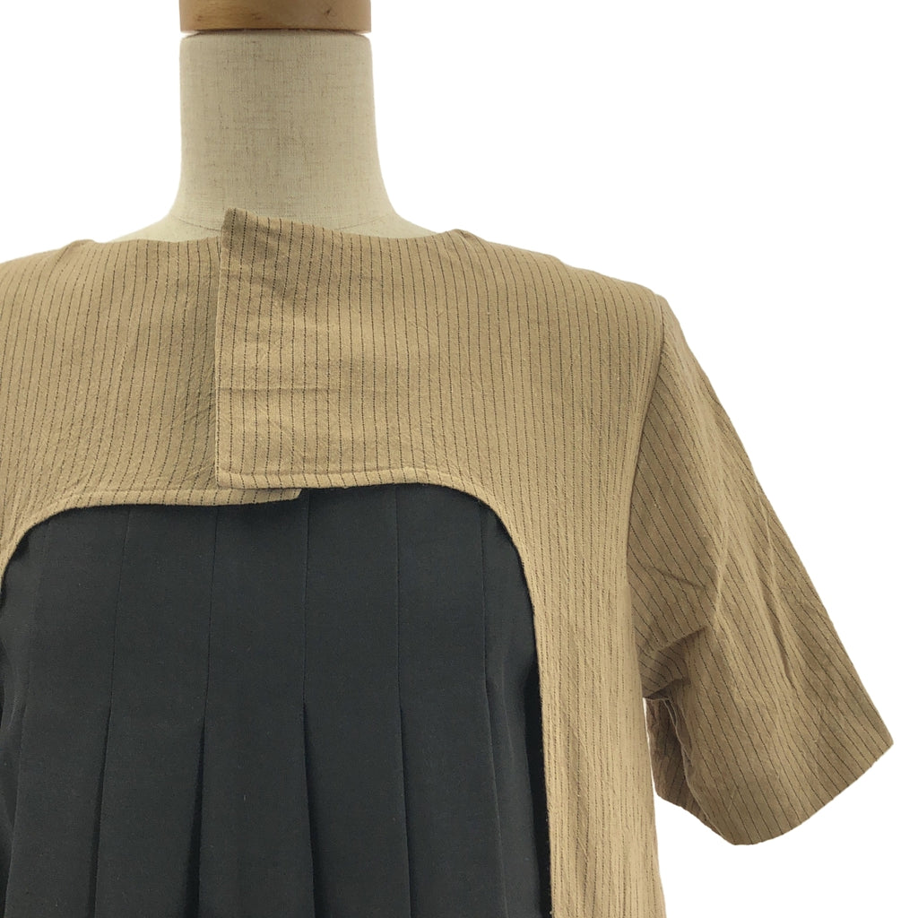 ADORE / アドーア | エンブロイダリー ストライプ ワンピース | 36 | レディース