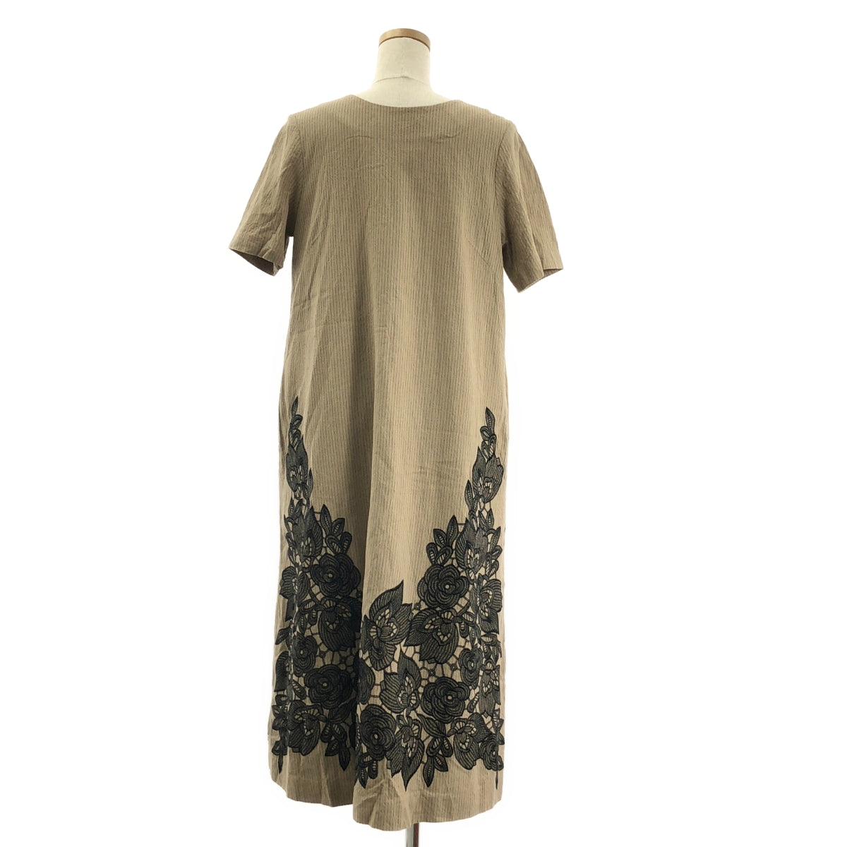 ADORE | 刺繡條紋洋裝 | 36號 |女裝