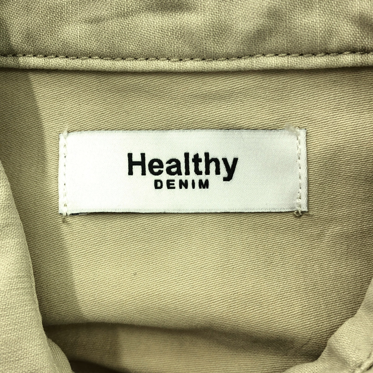 Healthy DENIM | 2024SS | Kidney B. Back Satin Military Shirt | 1 | Women's