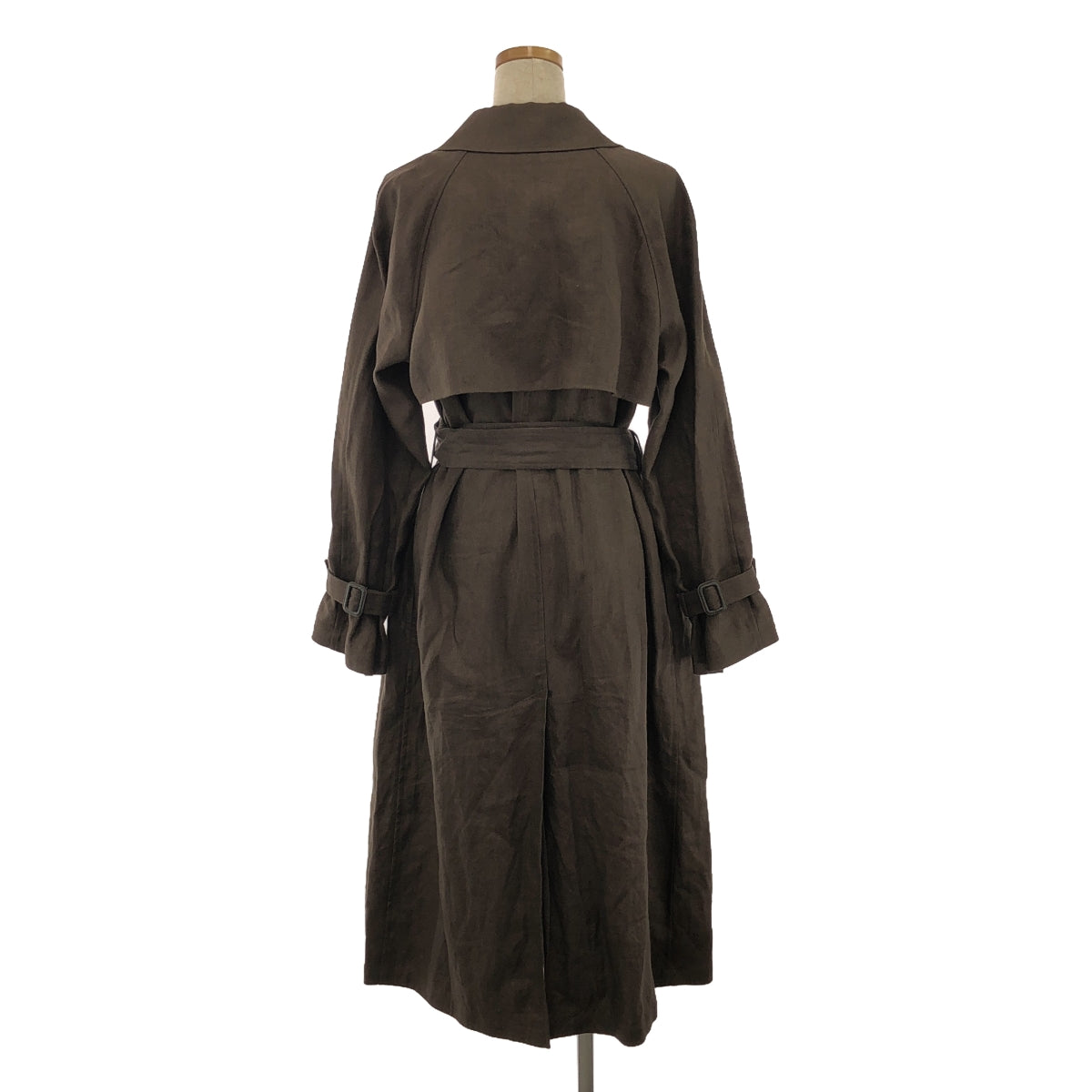 Deuxieme Classe / Deuxieme Classe | Linen Trench Coat | F | Dark Brown | Women's