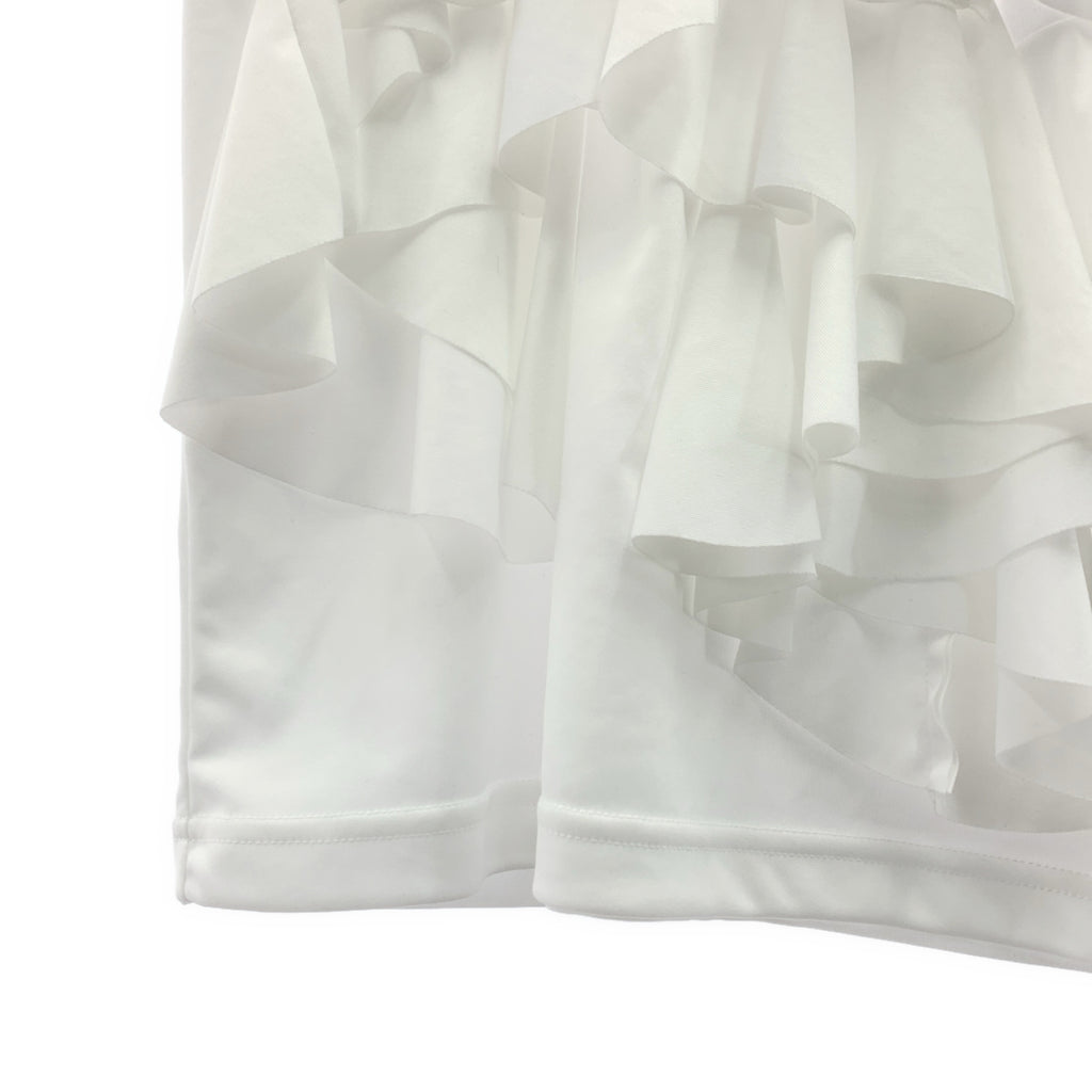 COMME des GARCONS COMME des GARCONS / 콤콤 | 2023SS | 폴리에스테르 프릴 T셔츠 | S |