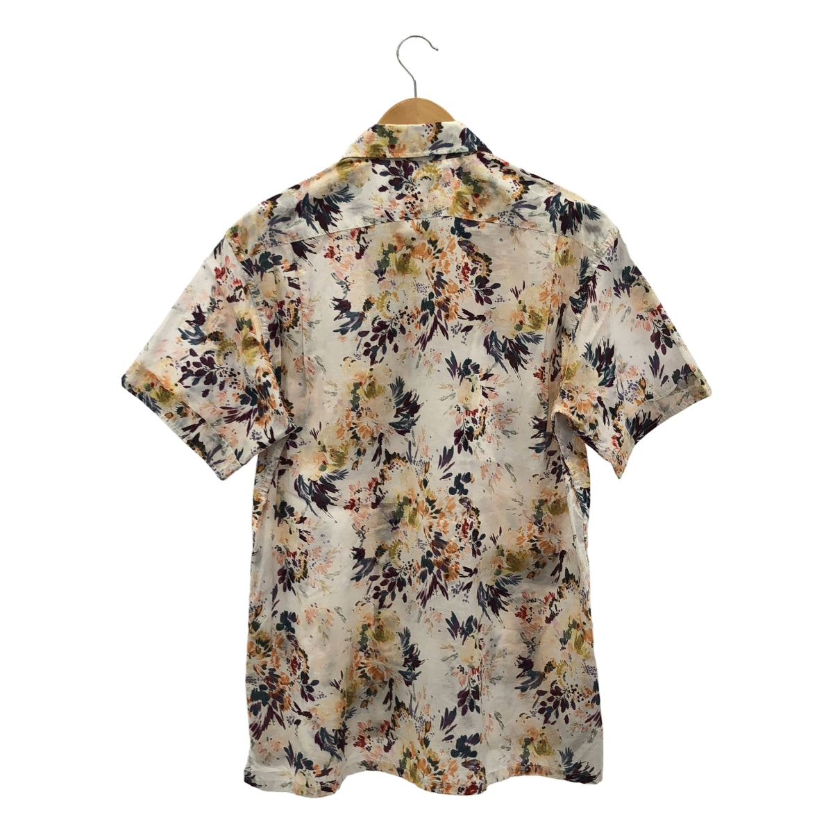 Engineered Garments / 엔지니어드 가멘츠 | CAMP SHIRT BOTANY PRINTED LAWN 캠프 셔츠 보타니컬 프린트 | S | 화이트 / 멀티 컬러 | 남성