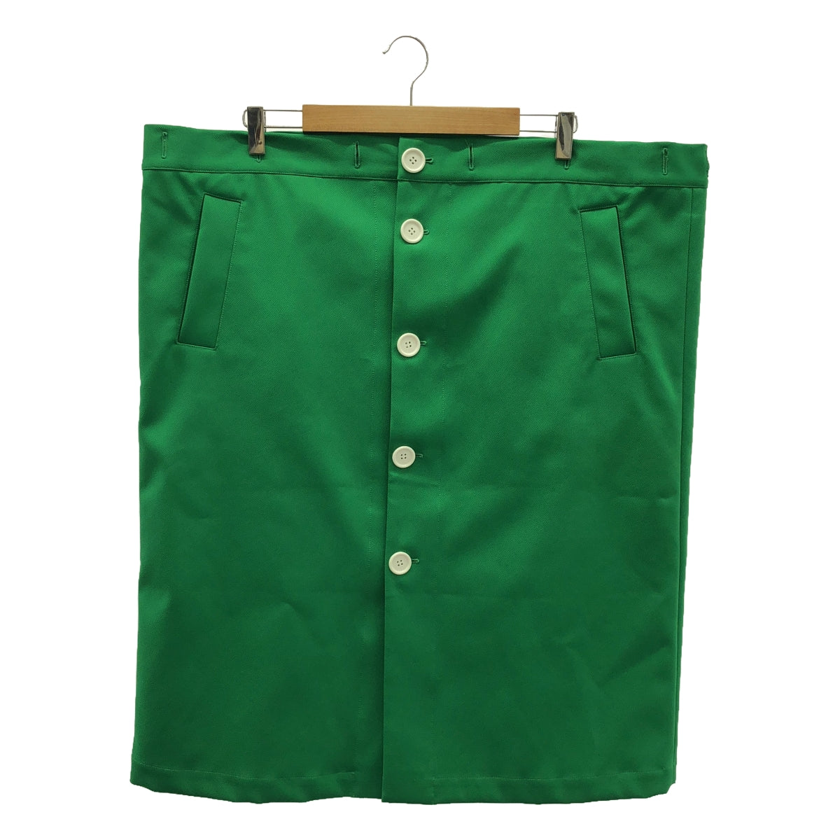 Plan C / プランシー | 2way ステンカラーコート | 40 | グリーン/ホワイト | レディース