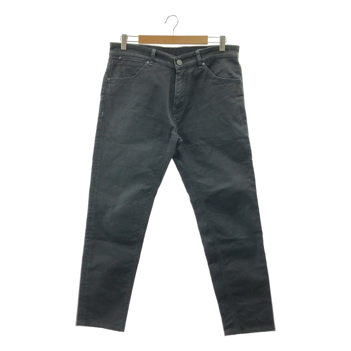 PT TORINO / 피티토리노 | REGGAE / 가죽 패치 블랙 데님 팬츠 | 34 | 남성