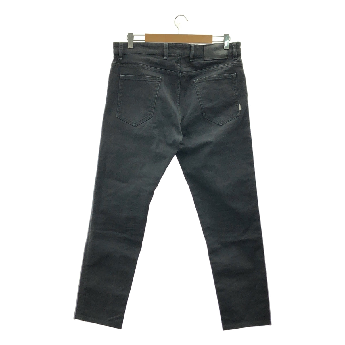 PT TORINO / 피티토리노 | REGGAE / 가죽 패치 블랙 데님 팬츠 | 34 | 남성