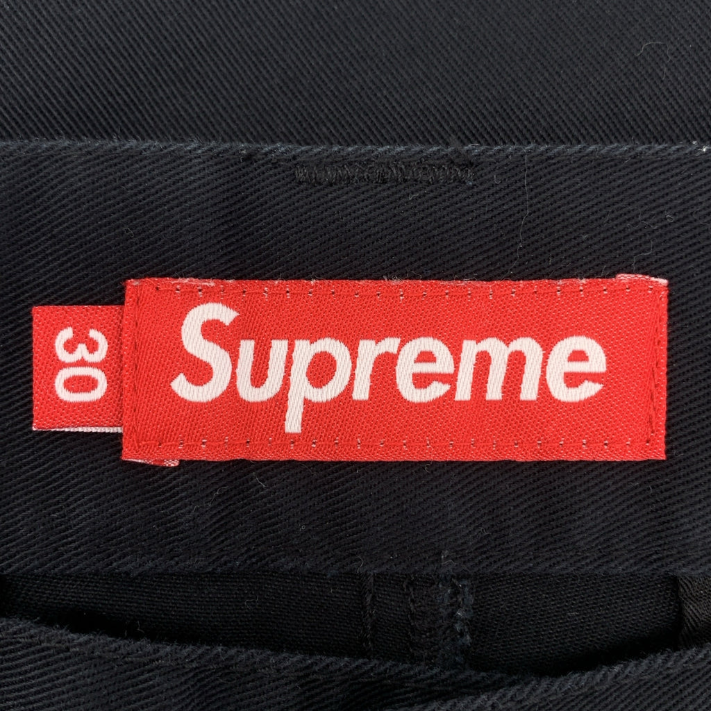 SUPREME / シュプリーム | 2023AW | Work Pant ツイル コットンポリエステル チノ ワークパンツ | 30 | ブラック | メンズ